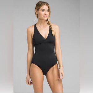 NWT Prana Atalia One Piece Swimsuit Black XS